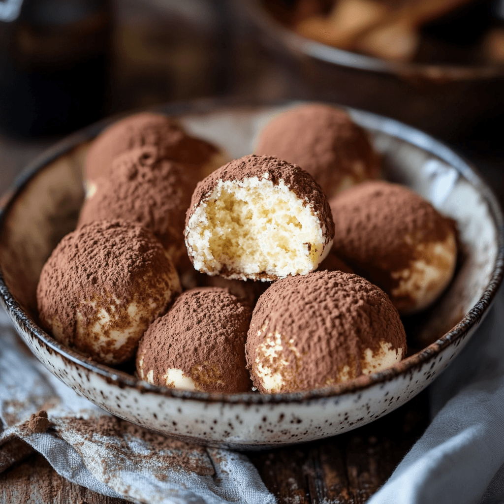 Tiramisu-Kugeln: Der unwiderstehliche Genuss in Miniformat