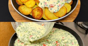 Dieses Gericht habe ich von meiner Großmutter gelernt. 2 Kartoffeln und Käse, so lecker!