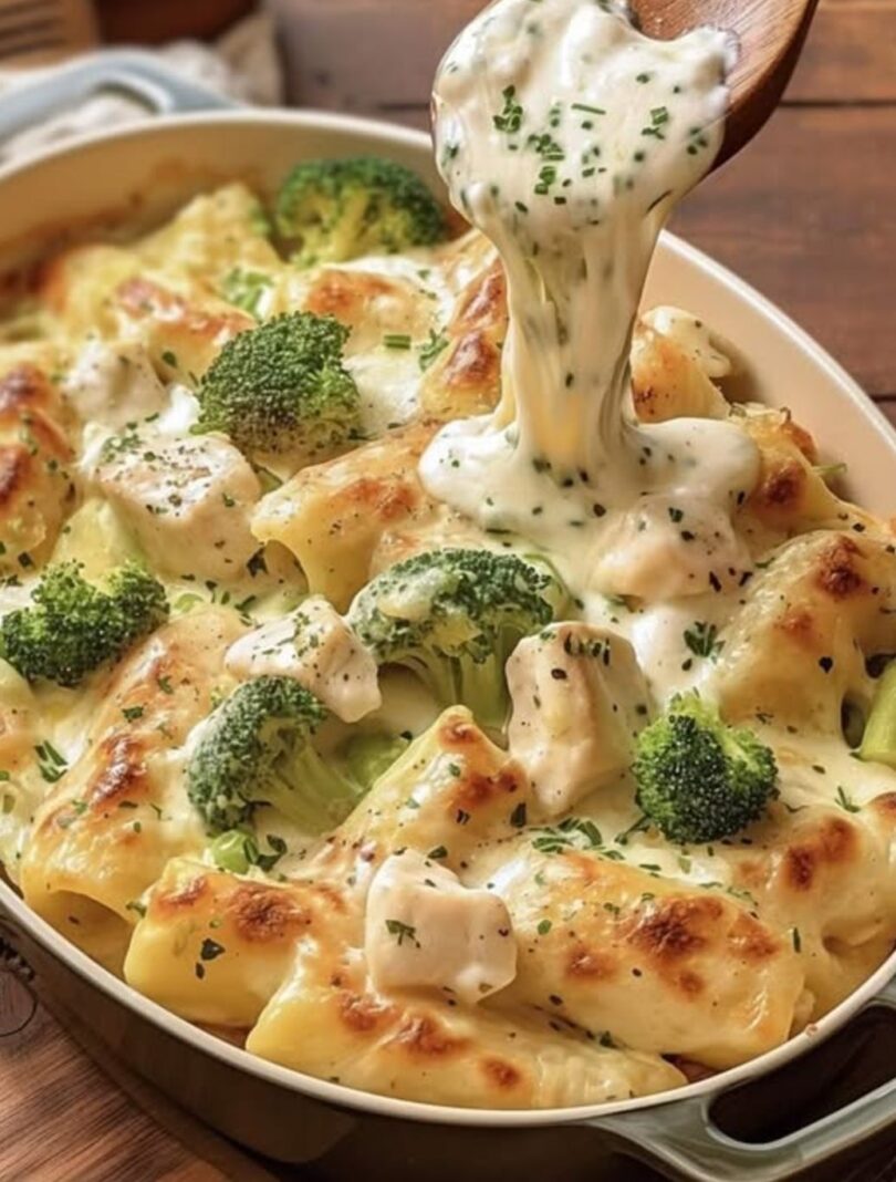 Ultracremiger Brokkoli Hähnchen Auflauf, Soo schnell und Supersaulecker