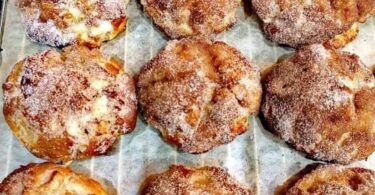 Sehr lecker und einfach, Apfelbällchen in 5 Minuten im Ofen