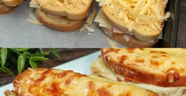 Überbackenes Käsebrot mit Schinken: Einfach Unwiderstehlich