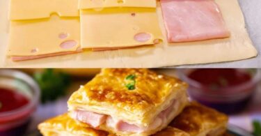 Blätterteig-Snack mit Schinken und Käse: Der schnelle Genuss für Faule!