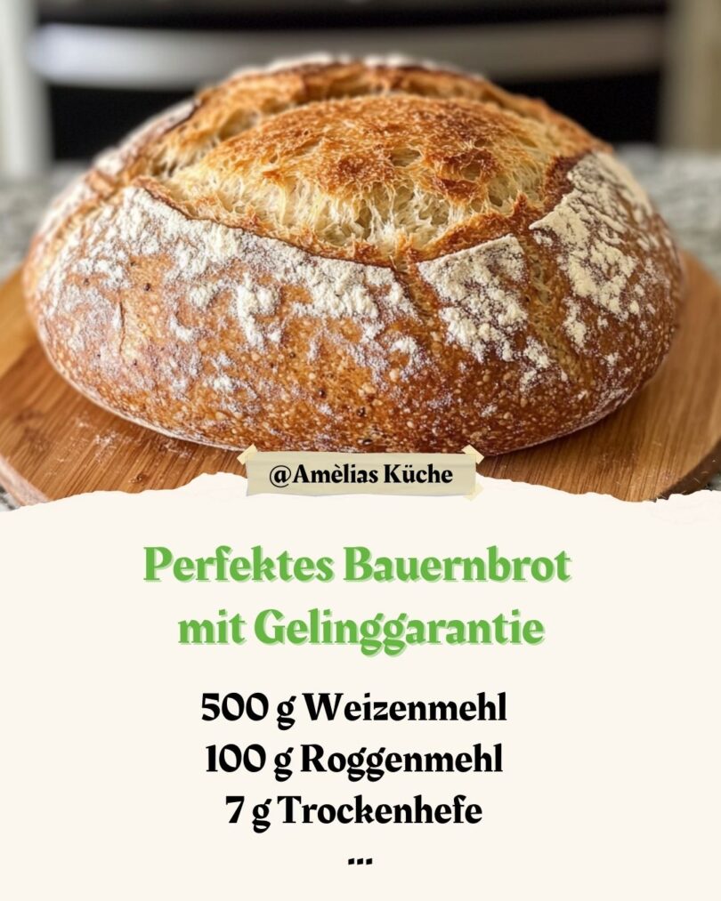 🥖 Perfektes Bauernbrot mit Gelinggarantie