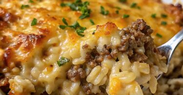 🧀🍚 Käse-Hackfleisch-Reis-Auflauf – Herzhaft, cremig & so einfach gemacht!