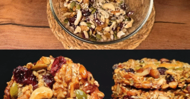 🍪 10-Minuten-Vitalkekse – Gesunder Snack mit Haferflocken, Nüssen & Honig