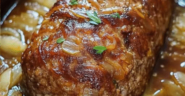 🍽 Der saftigste Zwiebel Hackbraten – Ein Rezept, das Sie immer wieder machen werden!