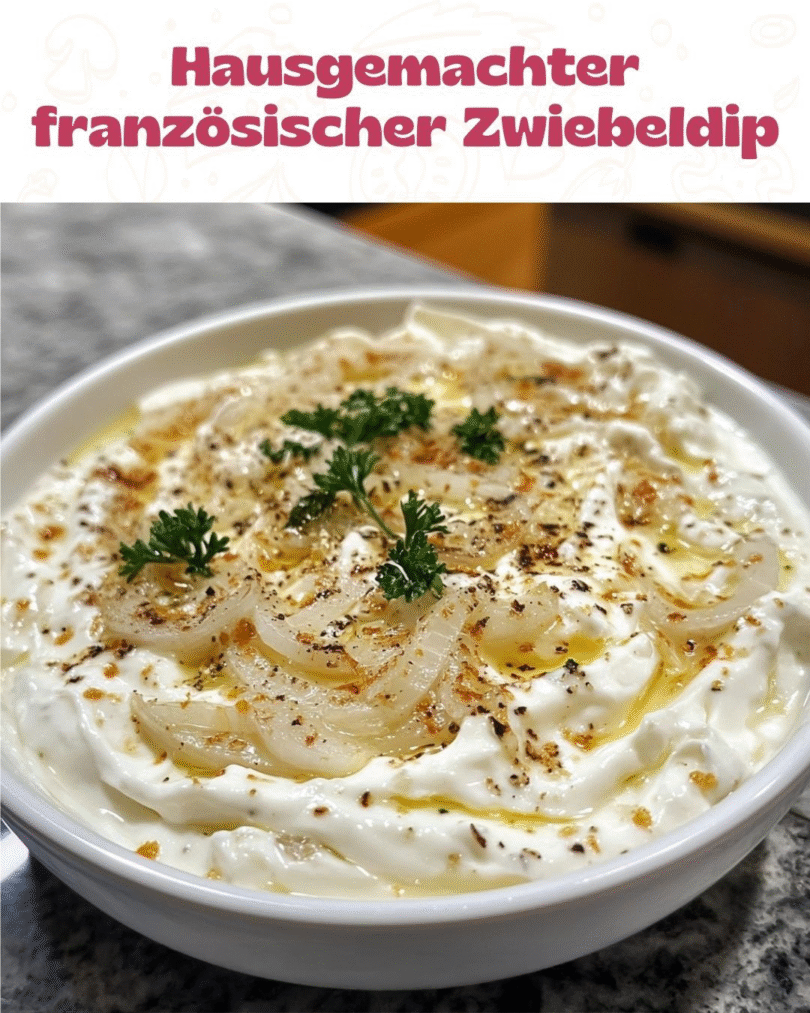 🧅 Unwiderstehlicher Zwiebeldip – Perfekt für Snacks!