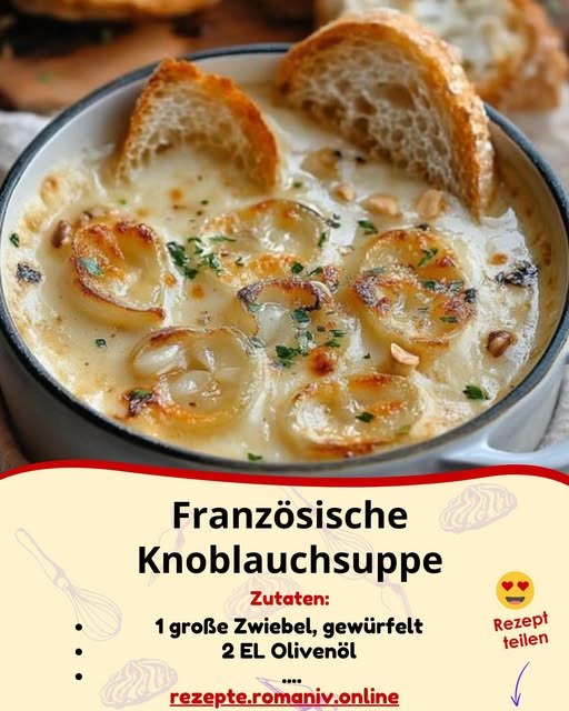 Französische Knoblauchsuppe - Rezepte Einfache Französische Knoblauchsuppe - Rezepte Einfache