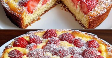 🍓 Italienische Erdbeertorte – perfekt für stressige Tage!
