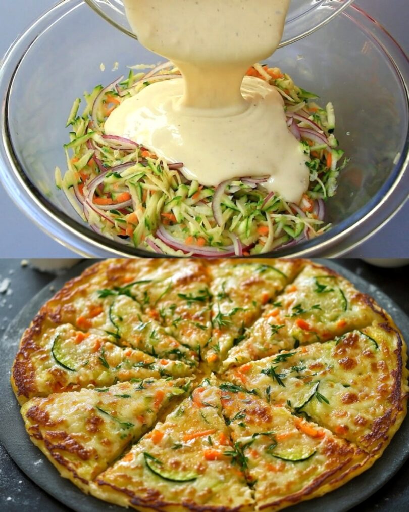 Gemüselaibchen aus Karotte, Zucchini und Zwiebel