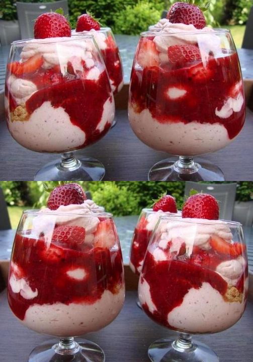 Das beste Dessert aller Zeiten – Erdbeer Quarkdessert