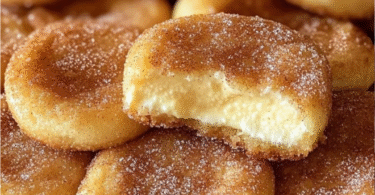 🍪 Käsekuchen-gefüllte Churro-Kekse 🍰