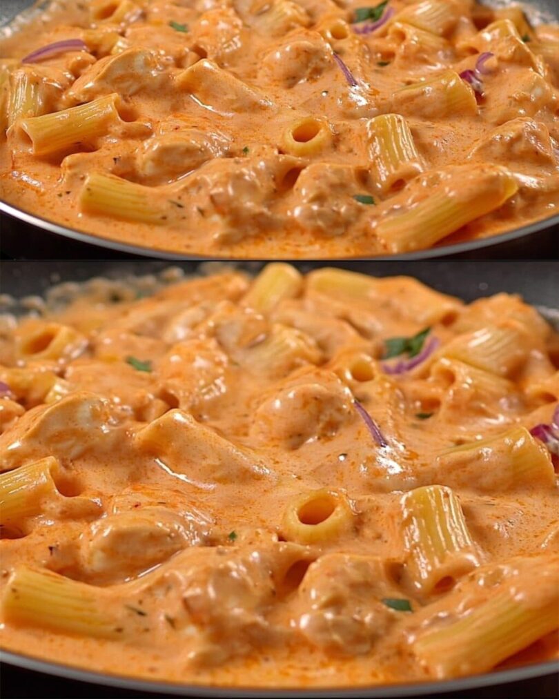 Cremige Pasta mit Tomatensoße - Rezepte Einfache Cremige Pasta mit Tomatensoße - Rezepte Einfache