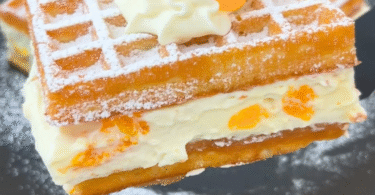 😍 Alle lieben diesen No Bake Waffelkuchen! 🤩🍊🍰