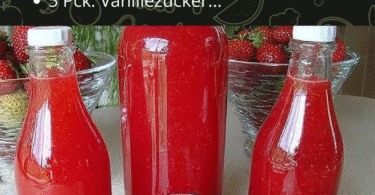 🍓🥃 Hausgemachter Erdbeerlikör – Fruchtiger Genuss mit Schuss 🥃🍓