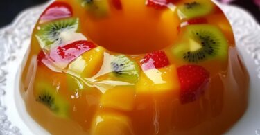 🍊 Orangen-Frucht-Gelatine-Ring (ohne Backen)