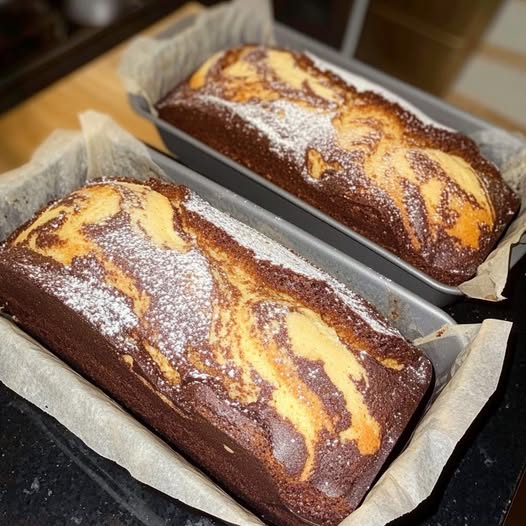 🍰 Saftig, fluffig & sooo lecker – Marmorkuchen in 5 Minuten vorbereitet!