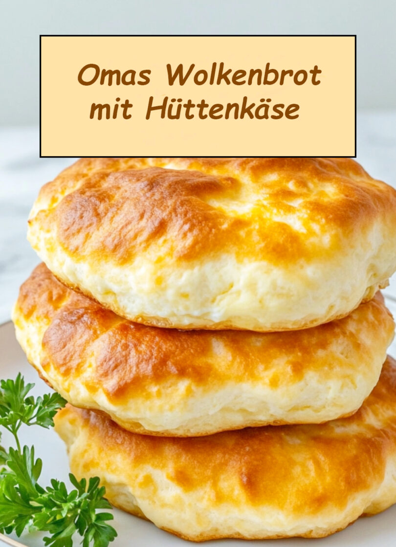 Omas Wolkenbrot mit Hüttenkäse – Fluffig & Lecker