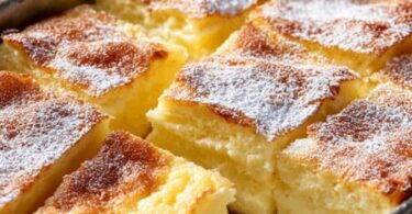 🧁 Quarkkuchen vom Blech mit Vanillepudding – So schmeckt Kindheit!