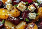 🥔 Kartoffeln mit Rote Bete und Feta – Herzhaft, bunt und gesund!