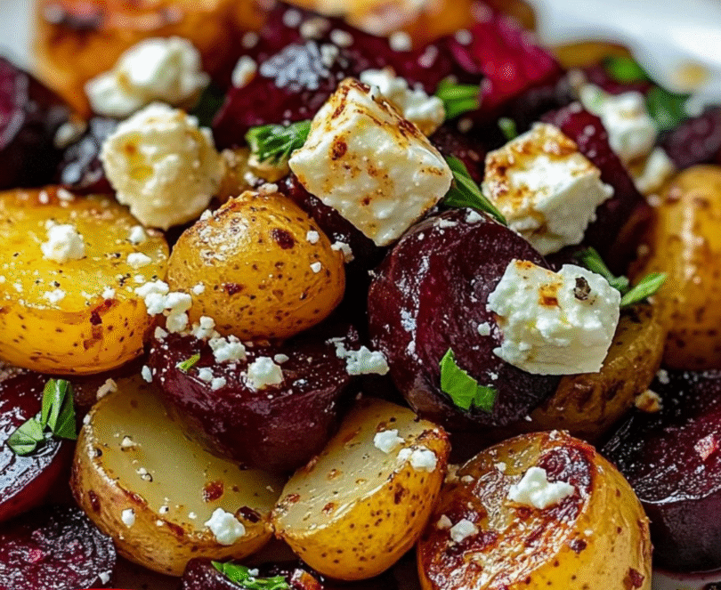 🥔 Kartoffeln mit Rote Bete und Feta – Herzhaft, bunt und gesund!