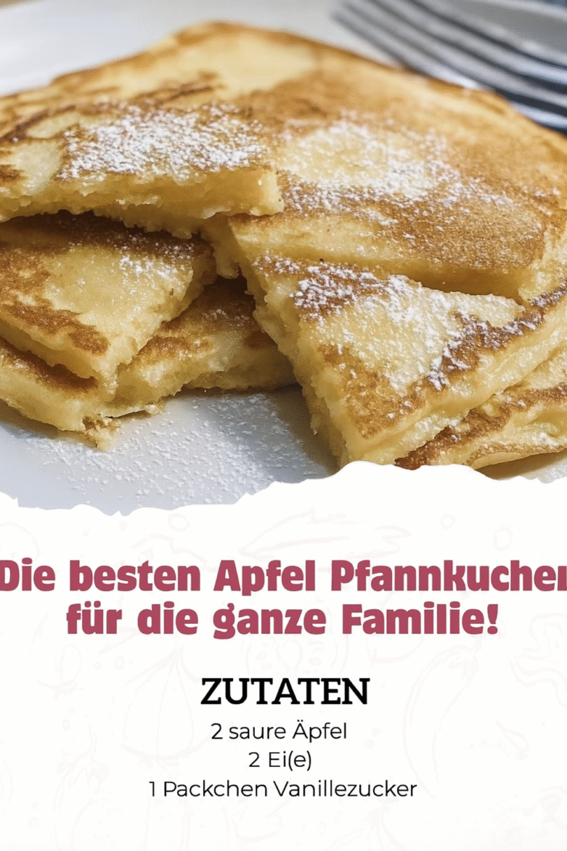 Die besten Apfel Pfannkuchen für die ganze Familie!