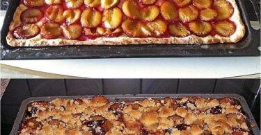 Ultrasaftiger Streuselkuchen vom Blech mit 2 kg Pflaumen – Ein Klassiker, der immer gelingt!