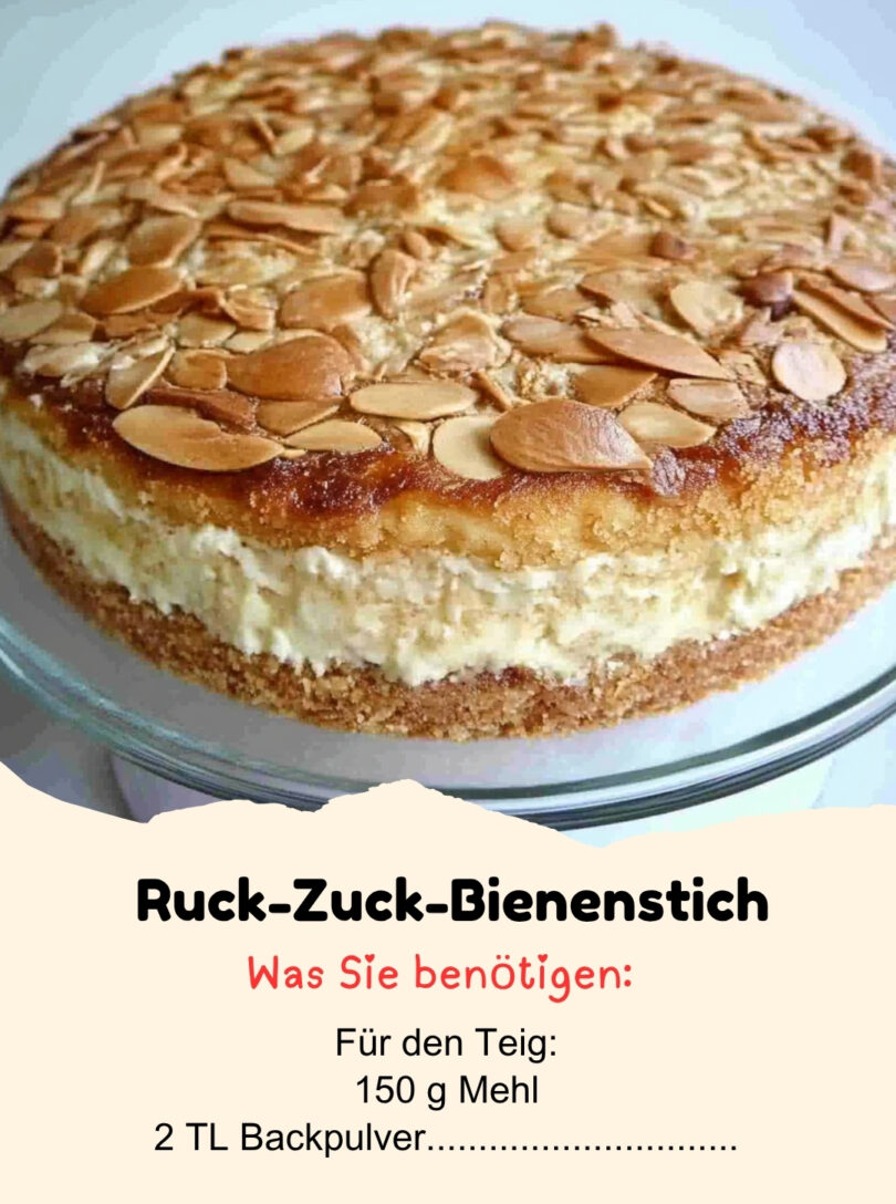 Ruck-Zuck-Bienenstich