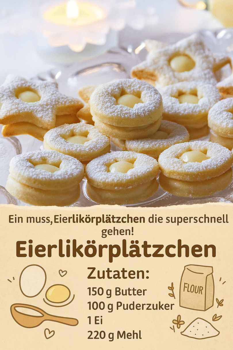 Ein muss, Eierlikörplätzchen die superschnell gehen!