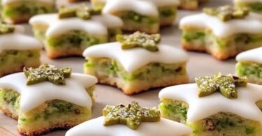 💚 Pistaziensternchen mit Zimtglasur – so himmlisch, dass sie auf der Zunge zergehen!