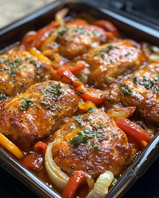 🔥 Paprikaschnitzel aus dem Ofen – zart, würzig & mit goldbrauner Käsekruste!