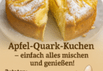 Apfel-Quark-Kuchen – einfach alles mischen und genießen!