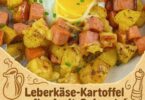 Leberkäse-Kartoffelauflauf mit Spiegelei – pure Herzensküche