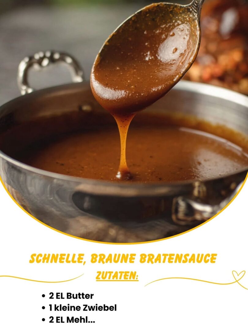 Schnelle braune Bratensauce – wie bei Oma