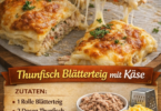 🐟🧀 Thunfisch-Blätterteigtaschen mit Käse – schnell, knusprig & unglaublich lecker!