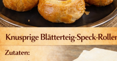Knusprige Blätterteig-Speck-Rollen – Der perfekte Snack