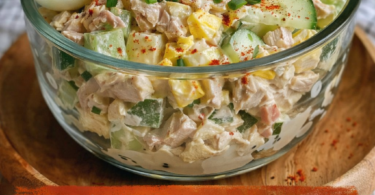 Thunfischsalat mit Ei & Gurke – cremig und herrlich leicht