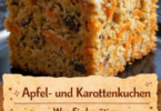 🍎🥕 Nahrhafter Apfel-Möhren-Kuchen mit Haferflocken – saftig, aromatisch & voller Wohlfühlfreude!