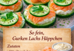🥒🐟 Gurken-Lachs-Häppchen – fein, frisch & perfekt für jede Gelegenheit!