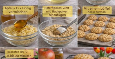 Gesunde Apfel-Hafer-Kekse – schnell & einfach