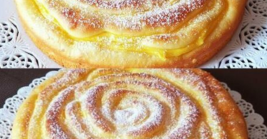 Fantastischer Apfelkuchen mit Vanillepudding – schmilzt im Mund