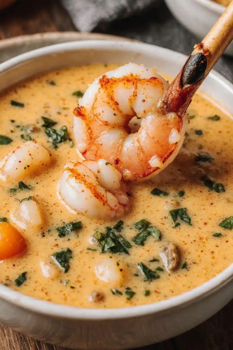 Scharfe Kokos-Garnelensuppe – würzig, cremig & exotisch