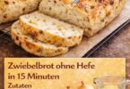 Zwiebel-Quarkbrot ohne Hefe – in 15 Minuten vorbereitet!
