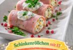 Schinkenröllchen mit Ei – cremig, würzig & unwiderstehlich!