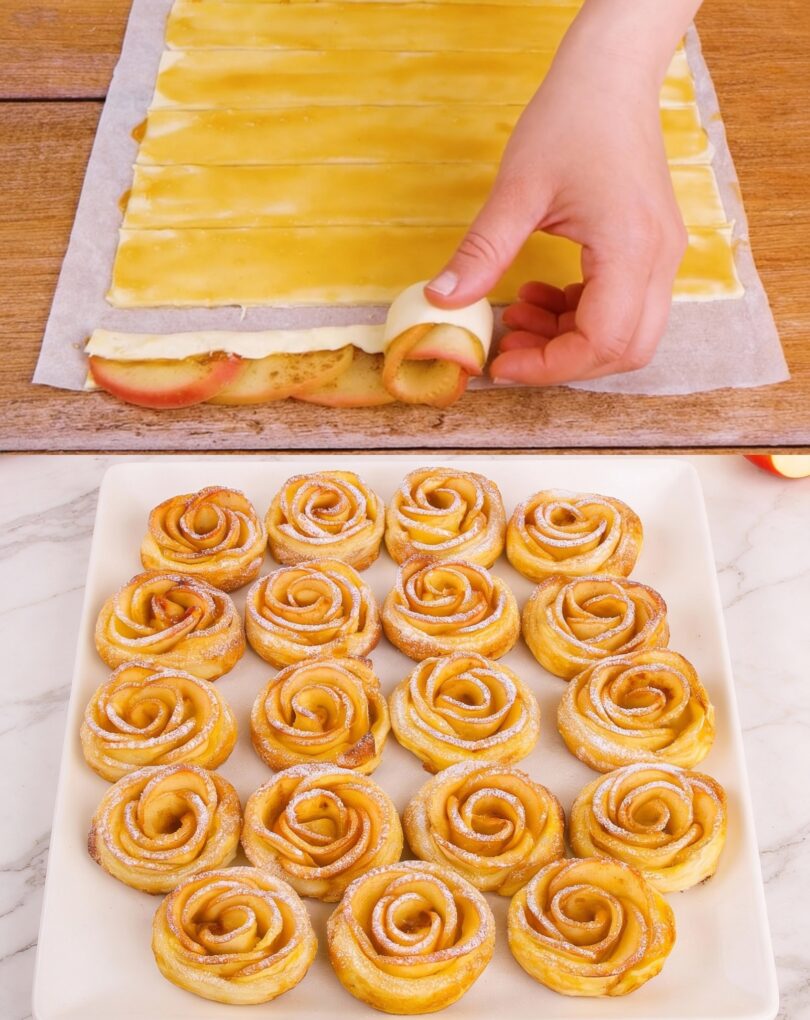 In 5 Minuten gemacht – Apfelrosen wie aus der Konditorei