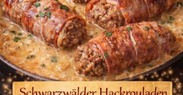 Schwarzwälder Hackrouladen – in maximal 30 Minuten gekocht!
