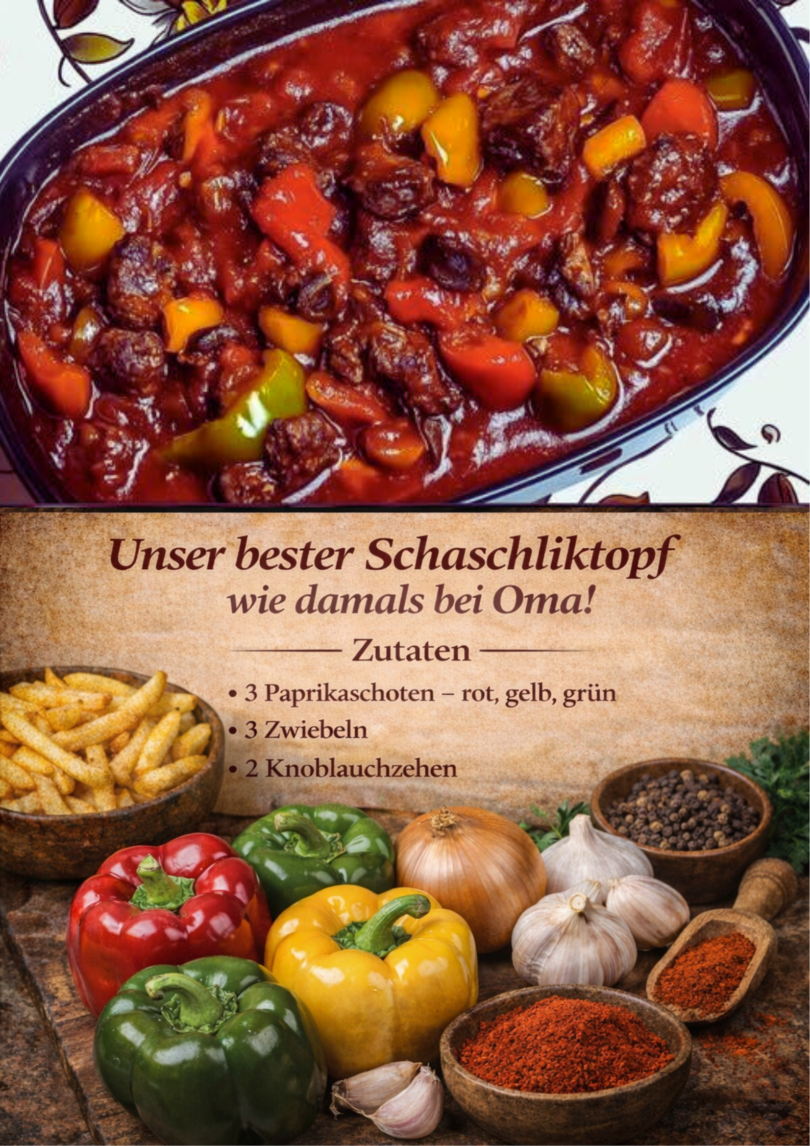 Unser bester Schaschliktopf – wie damals bei Oma in 1 Stunde!