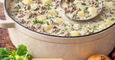 Kohlrabisuppe mit Hackfleisch – ratzfatz gezaubert!