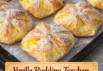 Vanille-Pudding-Taschen – zart gefüllt & einfach zum Wegnaschen