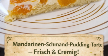 Mandarinen-Schmand-Pudding-Torte – Frisch & Cremig!
